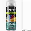 белая глянцевая эмаль-аэрозоль RAL 9003 алкидная атмосферостойкая DETON UNIVERSAL (520мл)