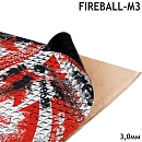 материал вибропоглощающий FIREBALL-M3 500х600мм толщина 3,0мм фольгированный AURA