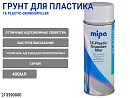 грунт-аэрозоль наполнитель для пластика серый MIPA (400мл)