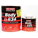 грунт 4+1 серый акриловый PROLINE 634 с отвердителем 625 BODY (0,8л+0,2л)