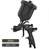 краскораспылитель RRP GOLD d1.7мм черный верхний бачок 600мл SKULL