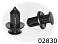 02830 клипса автомобильная ACURA/HONDA/MAZDA ROKLAND
