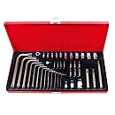 набор головки, биты и TORX ключи AMPRO (40 предмет)