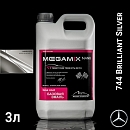 MERCEDES 744 brilliant silver металлик автоэмаль MEGAMIX  (2,7л)