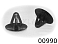 00990 клипса автомобильная INFINITI/LEXUS/NISSAN/TOYOTA ROKLAND