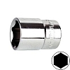 головка 1/4" 11мм 6-гранная AMPRO
