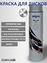 автоэмаль-аэрозоль для дисков серебристая MIPA (600мл) 