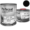 грунт 4+1 черный PC-30 с отвердителем PERFECOAT (1,0л+0,33л)