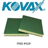 губка абразивная двухсторонняя P 580-620 ULTRAFINE зеленая 123х98х13мм KOVAX