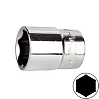 головка 1/4"  8мм 6-гранная AMPRO