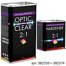 лак 2+1 акриловый OPTIC CLEAR c отвердителем H7 (5л+2,5л)