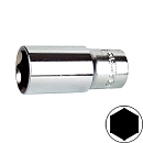 головка 1/4" удлиненная  4 мм 6-гранная AMPRO
