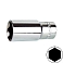 головка 1/4" удлиненная  4 мм 6-гранная AMPRO