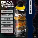 краска для граффити и дизайна ТЕМНО-СИНЯЯ универсальная DETON ART (аэрозоль, 520мл)