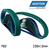 лента абразивная Р080 10*330мм NORTON (1шт)