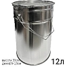 ведро металлическое с крышкой BASF (12л)