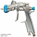 краскораспылитель универсальный KIWAMI4 W-400WB2 d1.4мм верхний бачок ANEST IWATA