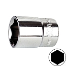 головка 1/4" 13мм 6-гранная AMPRO