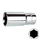 головка 1/4" удлиненная 10мм 6-гранная AMPRO