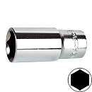 головка 1/4" удлиненная 13мм 6-гранная AMPRO