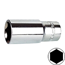 головка 1/4" удлиненная 12мм 6-гранная AMPRO