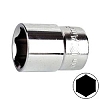 головка 1/4" 14мм 6-гранная AMPRO