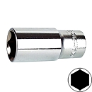 головка 1/4" удлиненная 11мм 6-гранная AMPRO