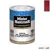 эмаль по ржавчине молотковая красная MISTER HARDMAX (0,8кг)