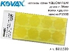 микроабразивный цветок P1500 36мм Yellow Film KOVAX