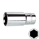головка 1/4" удлиненная  8мм 6-гранная AMPRO