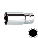 головка 1/4" удлиненная  4,5мм 6-гранная AMPRO