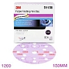 круг абразивный P1200 150мм 15 отверстий Purple 260L 3М