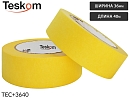 малярная лента 36мм*40м ЖЕЛТАЯ TESKOM