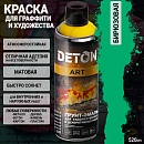 краска для граффити и дизайна БИРЮЗОВАЯ универсальная DETON ART (аэрозоль, 520мл) 