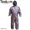 комбинезон малярный XXL многоразовый с вентиляцией СЕРЫЙ TESKOM