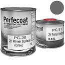 грунт 4+1 серый PC-30 с отвердителем PERFECOAT (1,0л+0,33л)