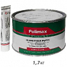шпатлевка со стекловолокном GLASS MICRO зеленая POLIMAX (1,7кг) 