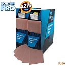 лист абразивный на поролоне P 320 115х140мм светло-розовый PRO NORTON
