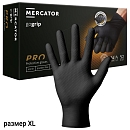перчатки нитриловые черные XL текстурированные GOGRIP MERCATOR